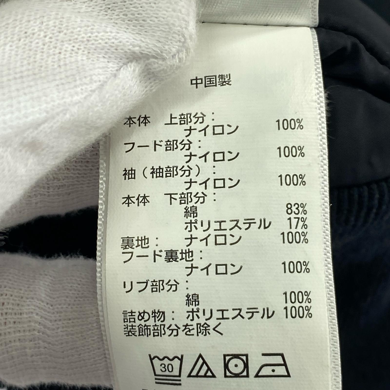 パーカー キルティング 切替 パーカー 黒 M M ブラック
