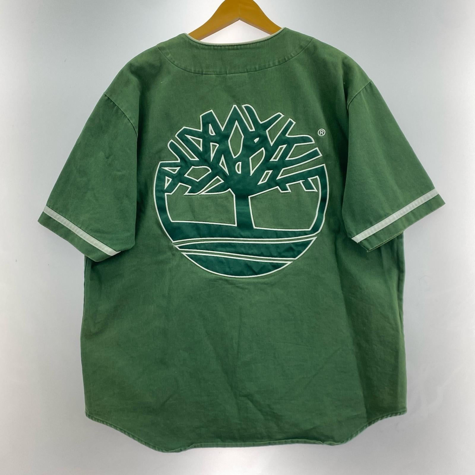 半袖シャツ ×Timberland 23SS Baseball Jersey (M) 緑 M グリーン