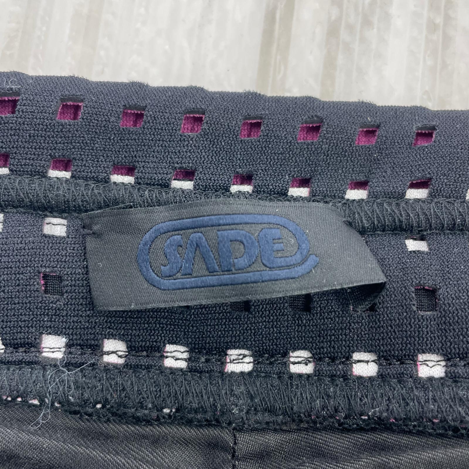 パンツ SADE パンチング黒 ブラック