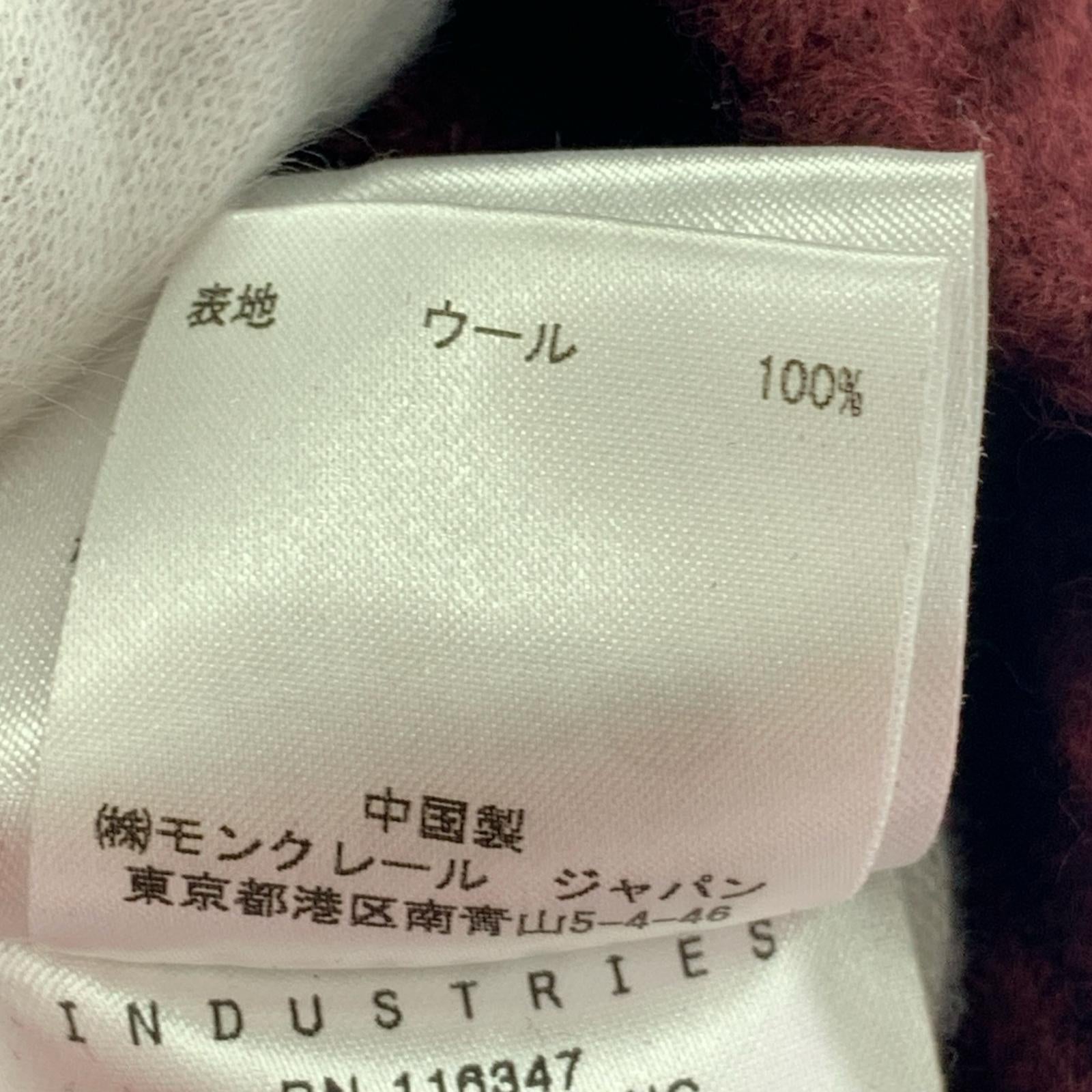 ニット リボン ワインレッド XS SS