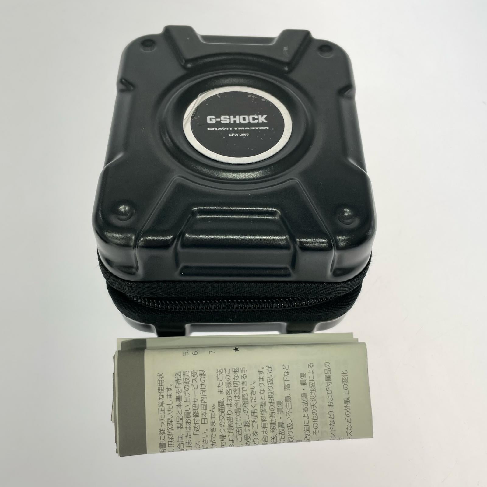 腕時計 GPW-2000/キズあり ブラック
