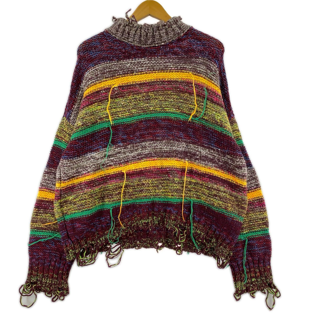 ニット MAISON FLANEUR マルチカラー 38 マルチカラー