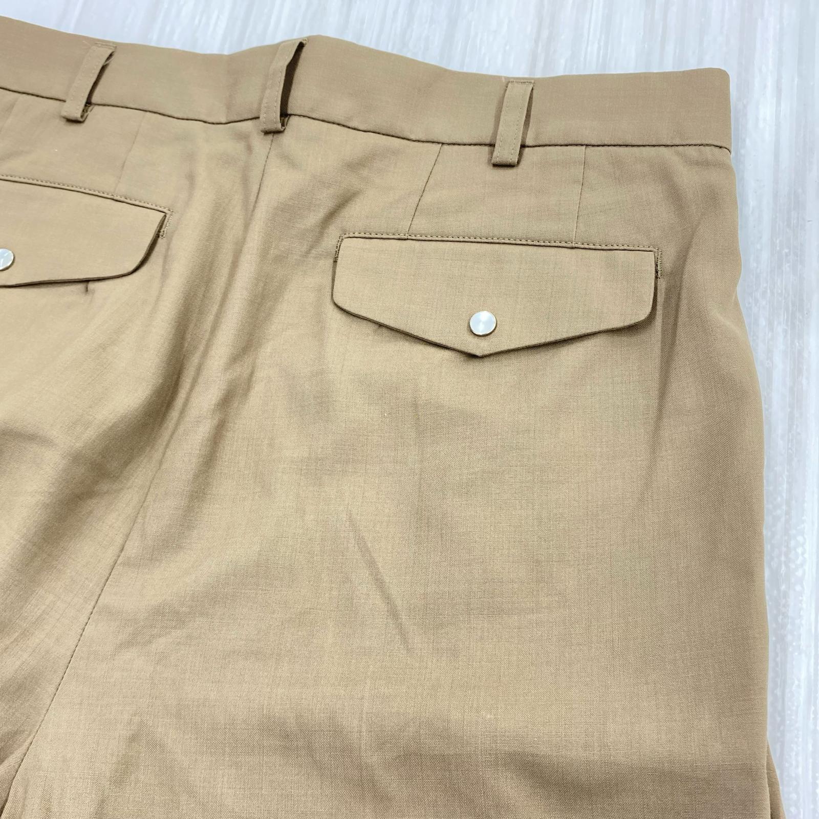 パンツ タックパンツ ブラウン 1 ブラウン