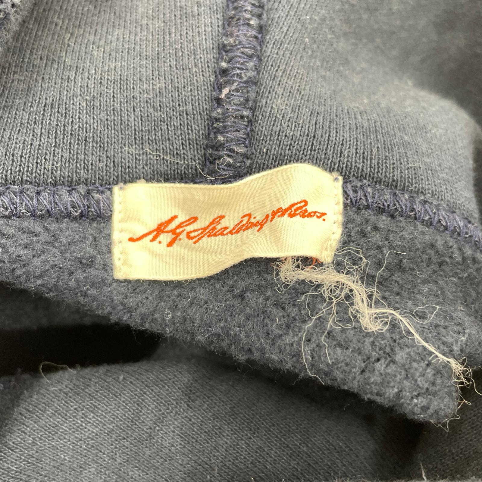 パーカー MISSION DISTRICT A.G.SPALDING&BROS 紺 40 ネイビー