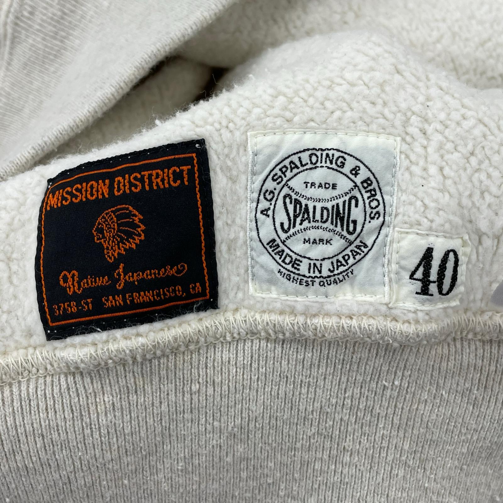 パーカー MISSION DISTRICT A.G.SPALDING&BROS ベージュ 40 ベージュ