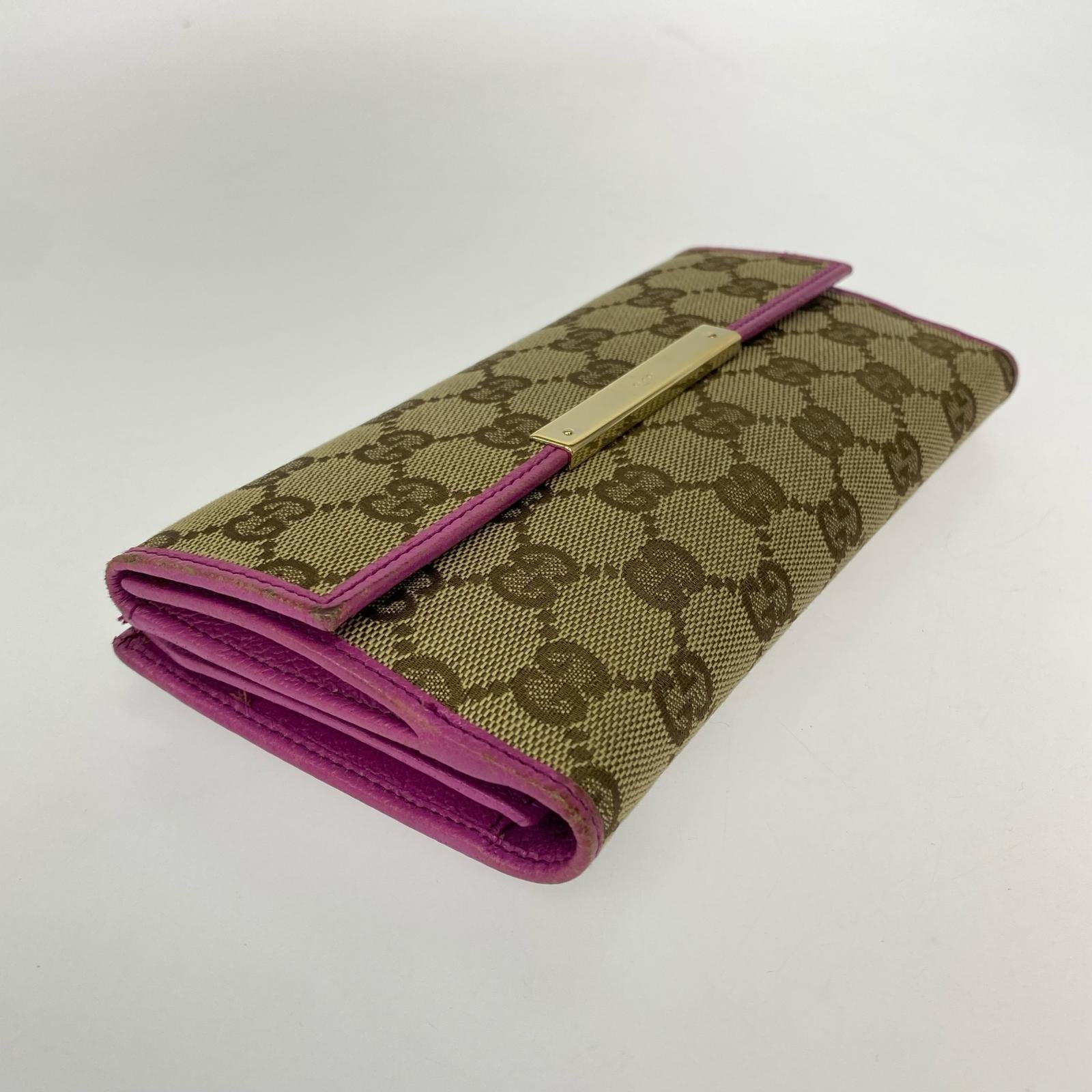 GUCCI メタルパーツ ロングウォレット 112715・2067