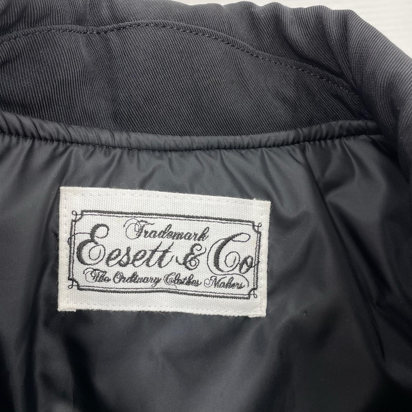 ライダースジャケット EESETT%&Co. 黒 34 34 ブラック