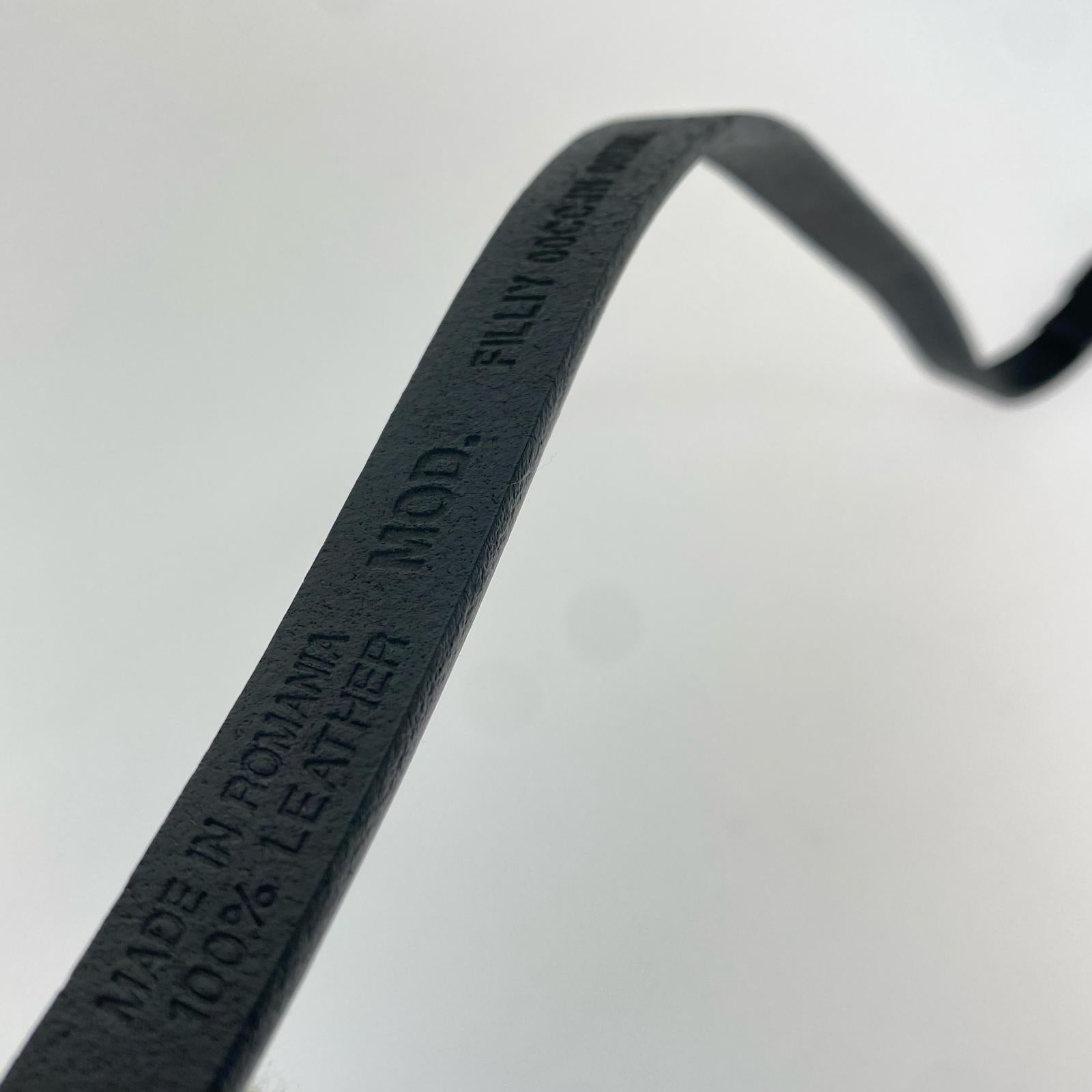 その他アクセサリー レザーベルト 黒 ブラック