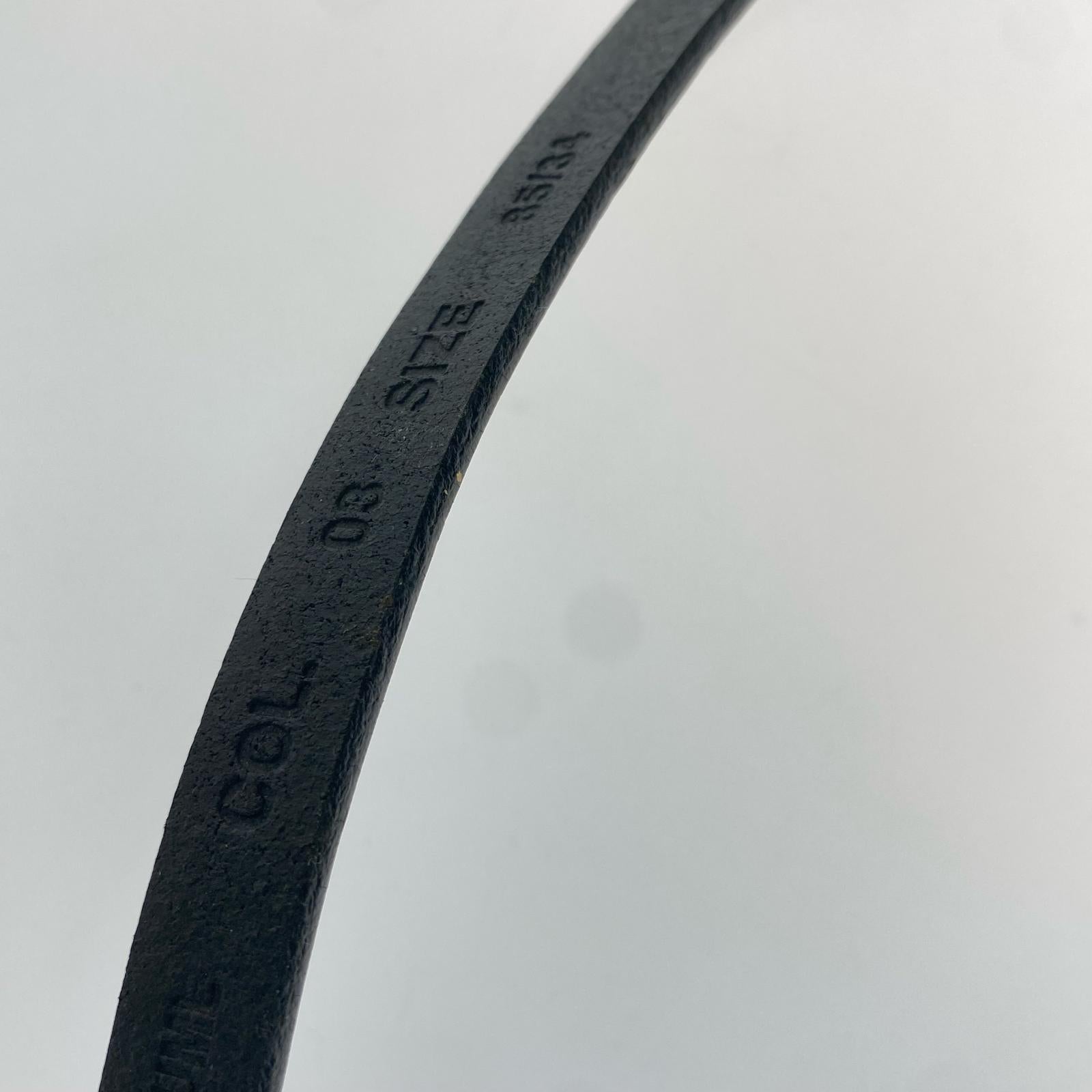 その他アクセサリー レザーベルト 黒 ブラック