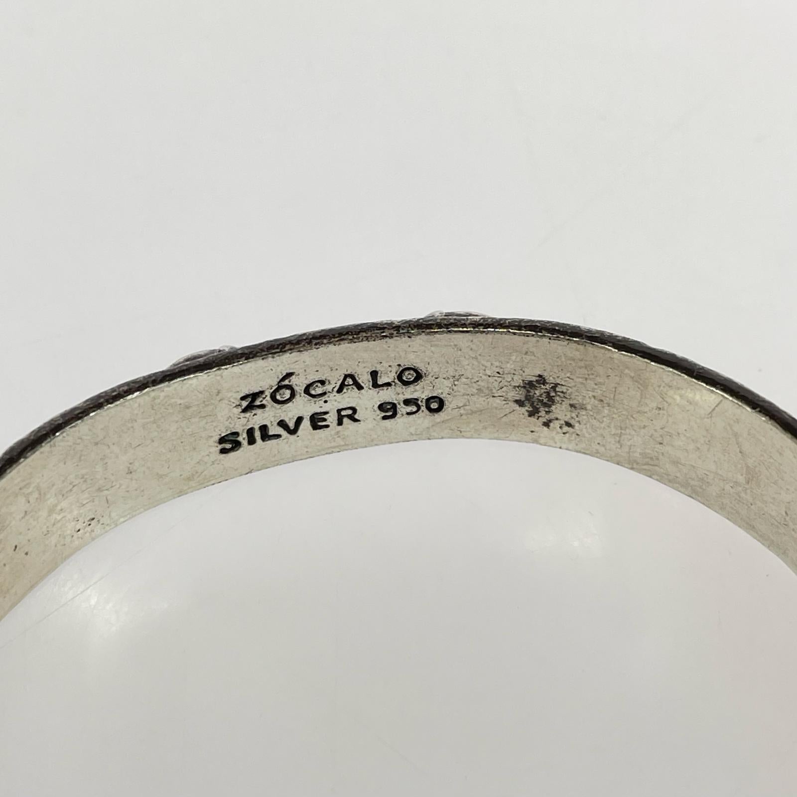 ブレスレット ZOCALO ワイド アイビー バングル SV950 シルバー