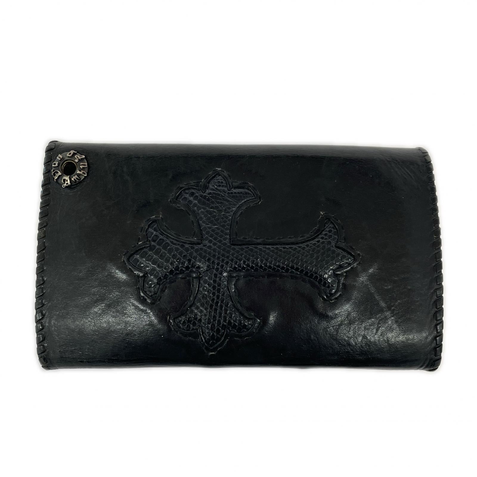 長財布 VAN AMBURG LEATHERS レザー コンチョ ブラック