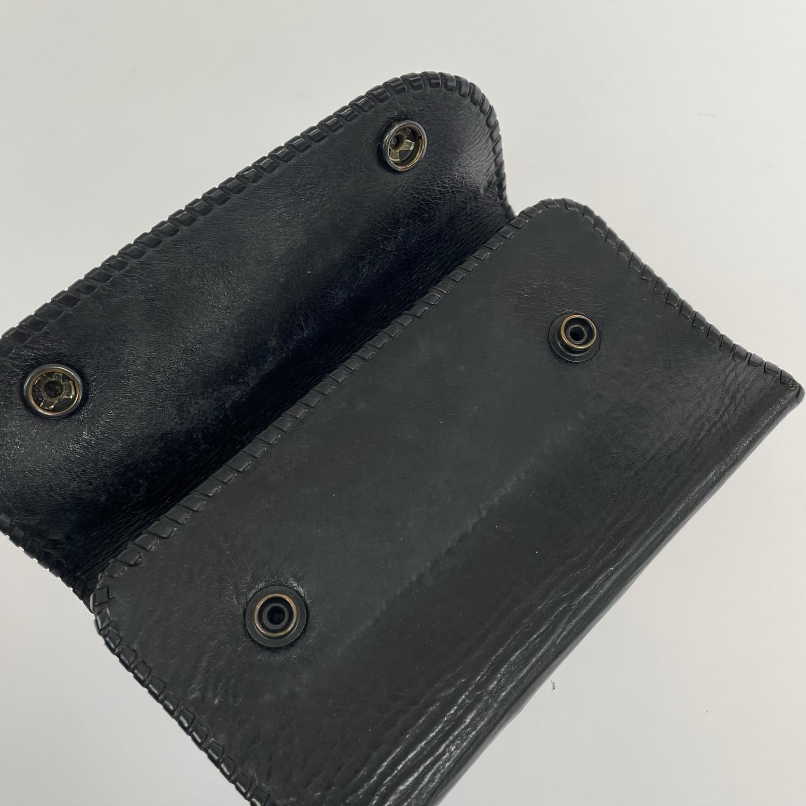 長財布 VAN AMBURG LEATHERS レザー コンチョ ブラック