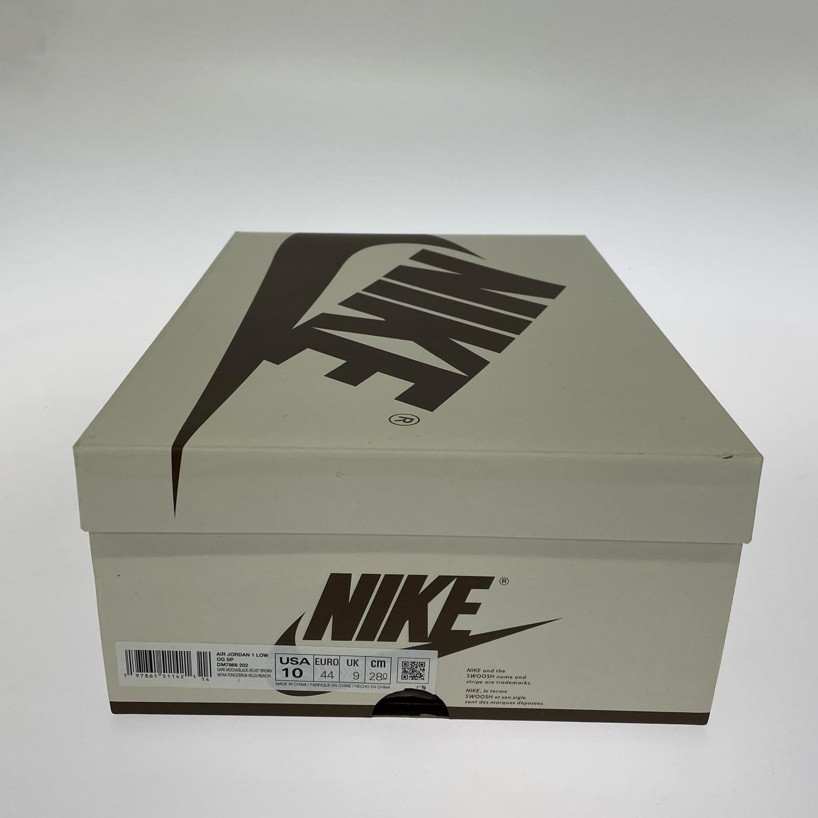 スニーカー AIR JORDAN 1 LOW OG SP/28.0/DM7866-202 28cm (US10 UK9 1/2 EU46) ブラウン