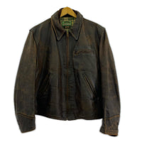 レザージャケット 40s~ ROUGH-IN Leather Sports Jacket ブラウン
