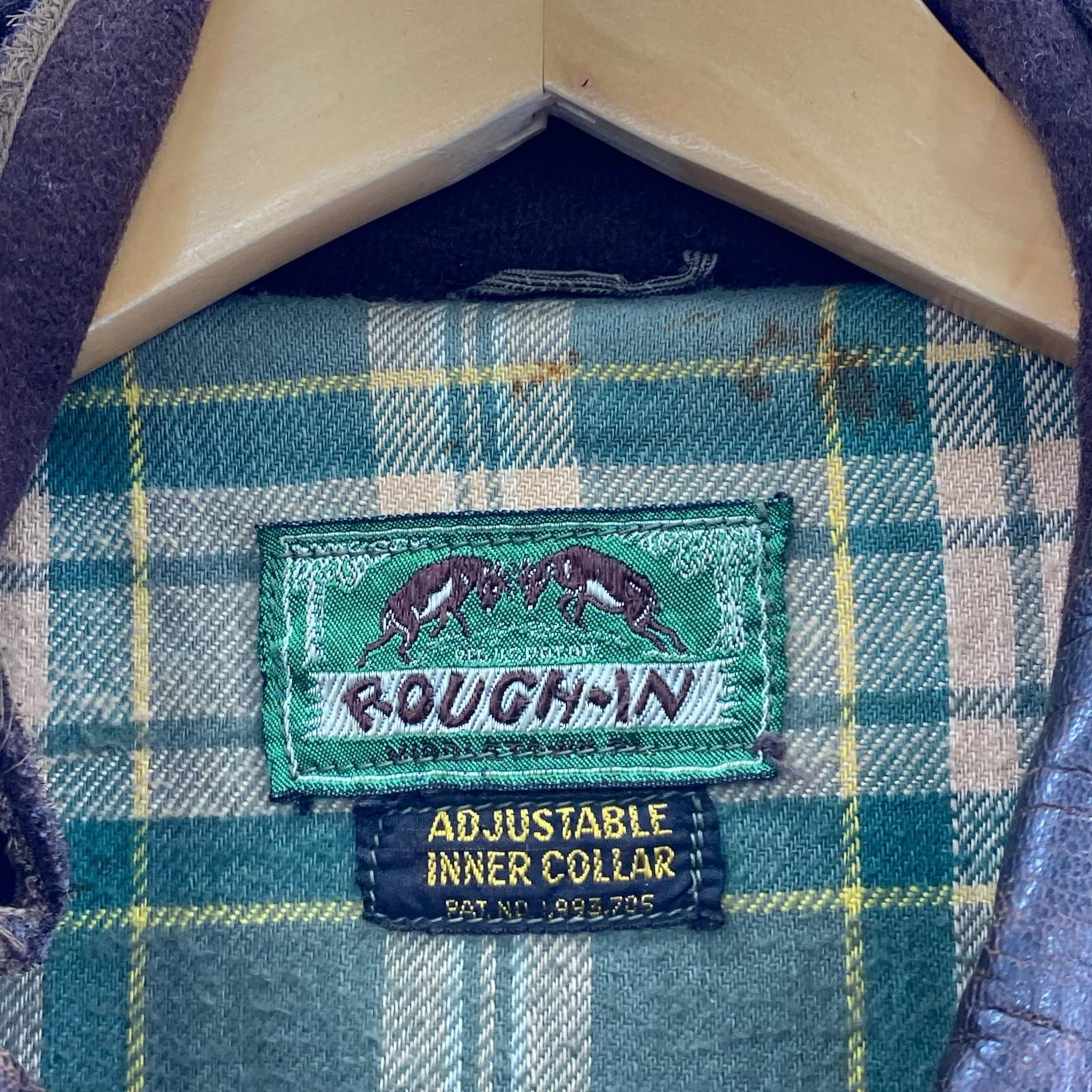 レザージャケット 40s~ ROUGH-IN Leather Sports Jacket ブラウン
