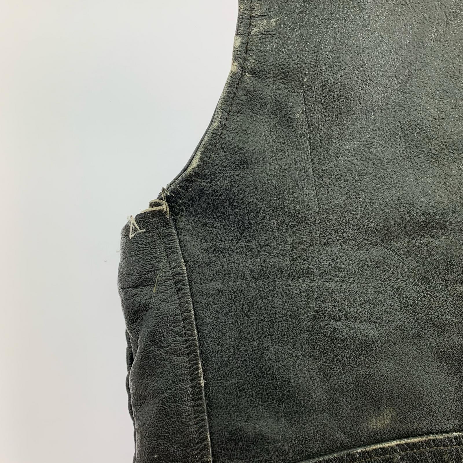 レザージャケット Unknown Leather Riders Vest ブラック