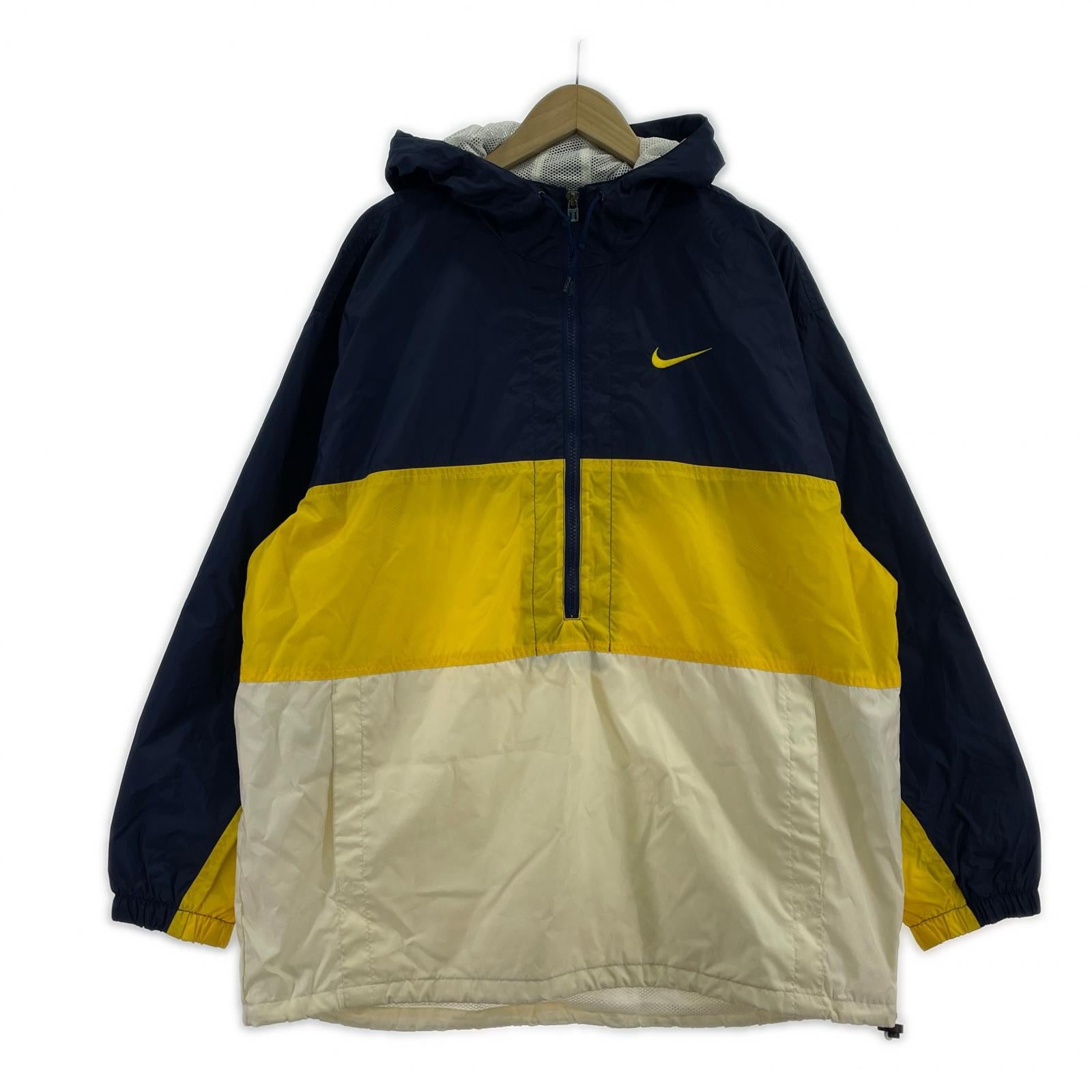 ジャケット 90s アノラックパーカー ミシガンカラー M
