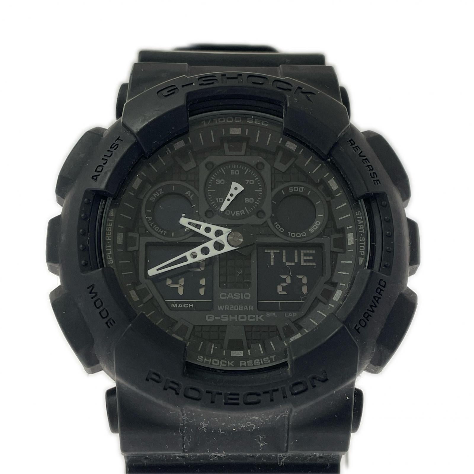 腕時計 GA-100 デジアナ ブラック