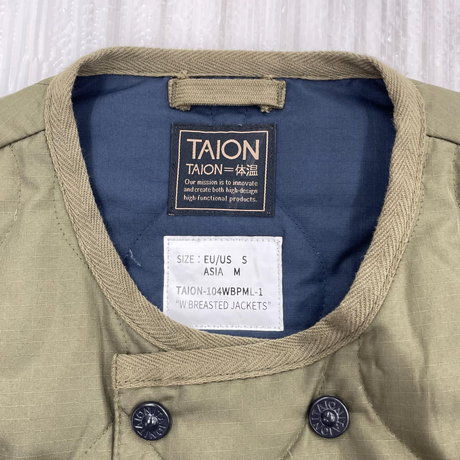 ダウンジャケット TAION ダブルダウンジャケット(M) M グリーン