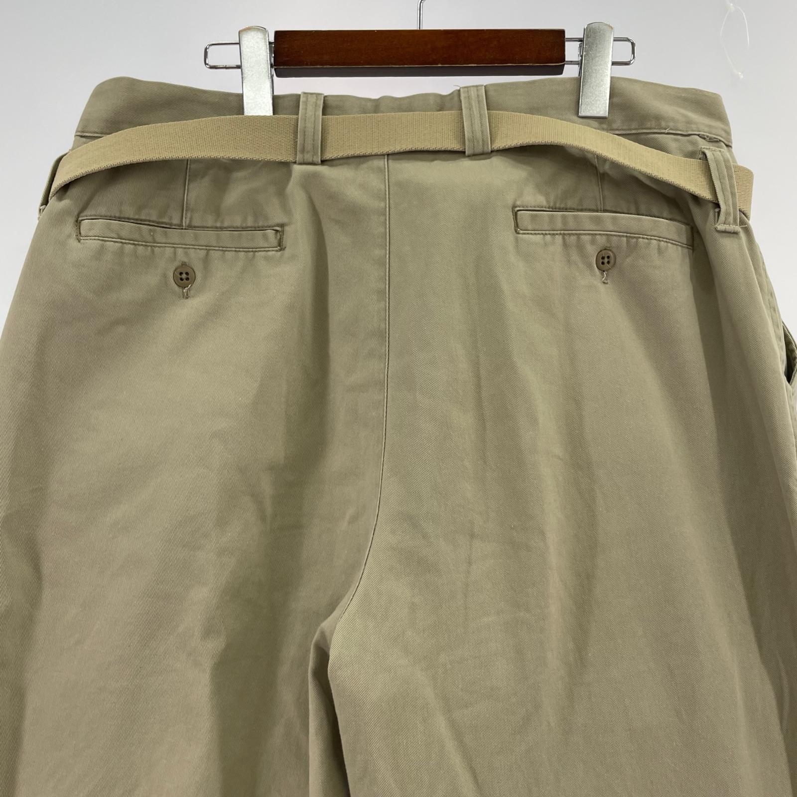 パンツ MAISON EUREKA VINTAGE REWORK CHINOS(S) S ベージュ