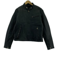 ライダースジャケット ROOKIES LEATHERS L ブラック
