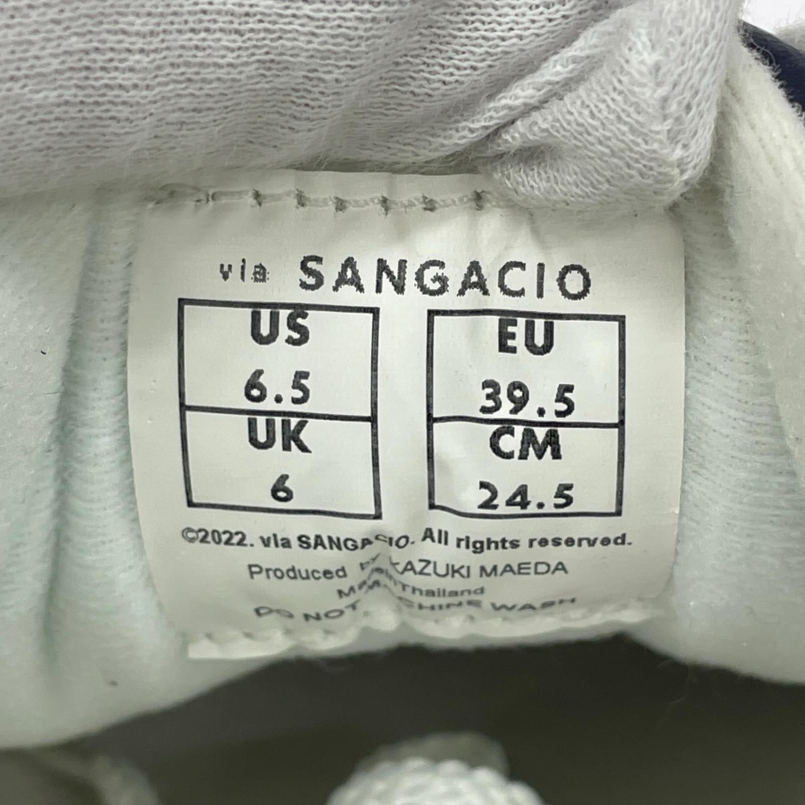 スニーカー SANGACIO にゅ~ず 10周年 トリコロール/24.5cm 24.5cm (US6 1/2 UK6 EU39) ホワイト