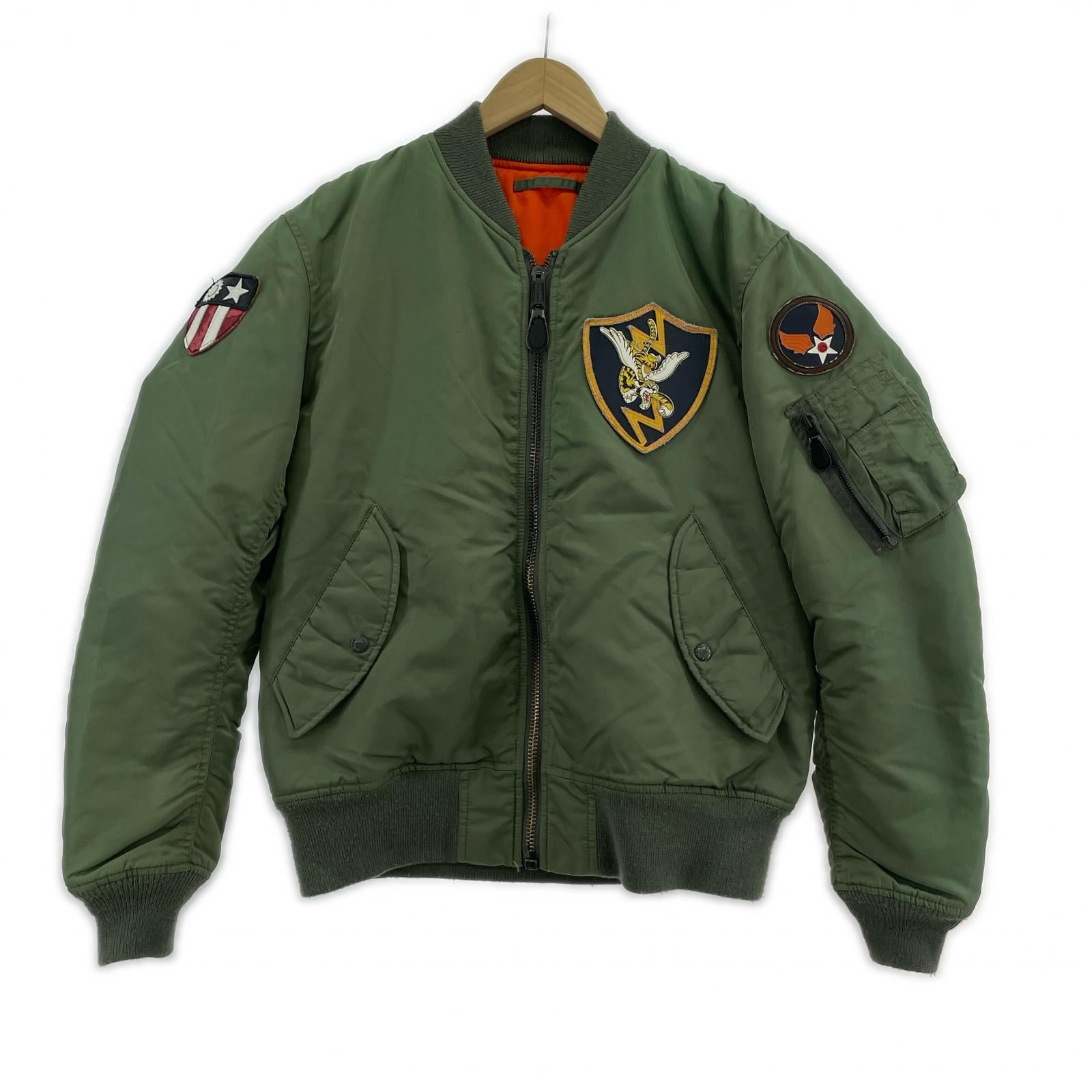 ジャケット MA-1 PATCHED FLYING TIGERS グリーン