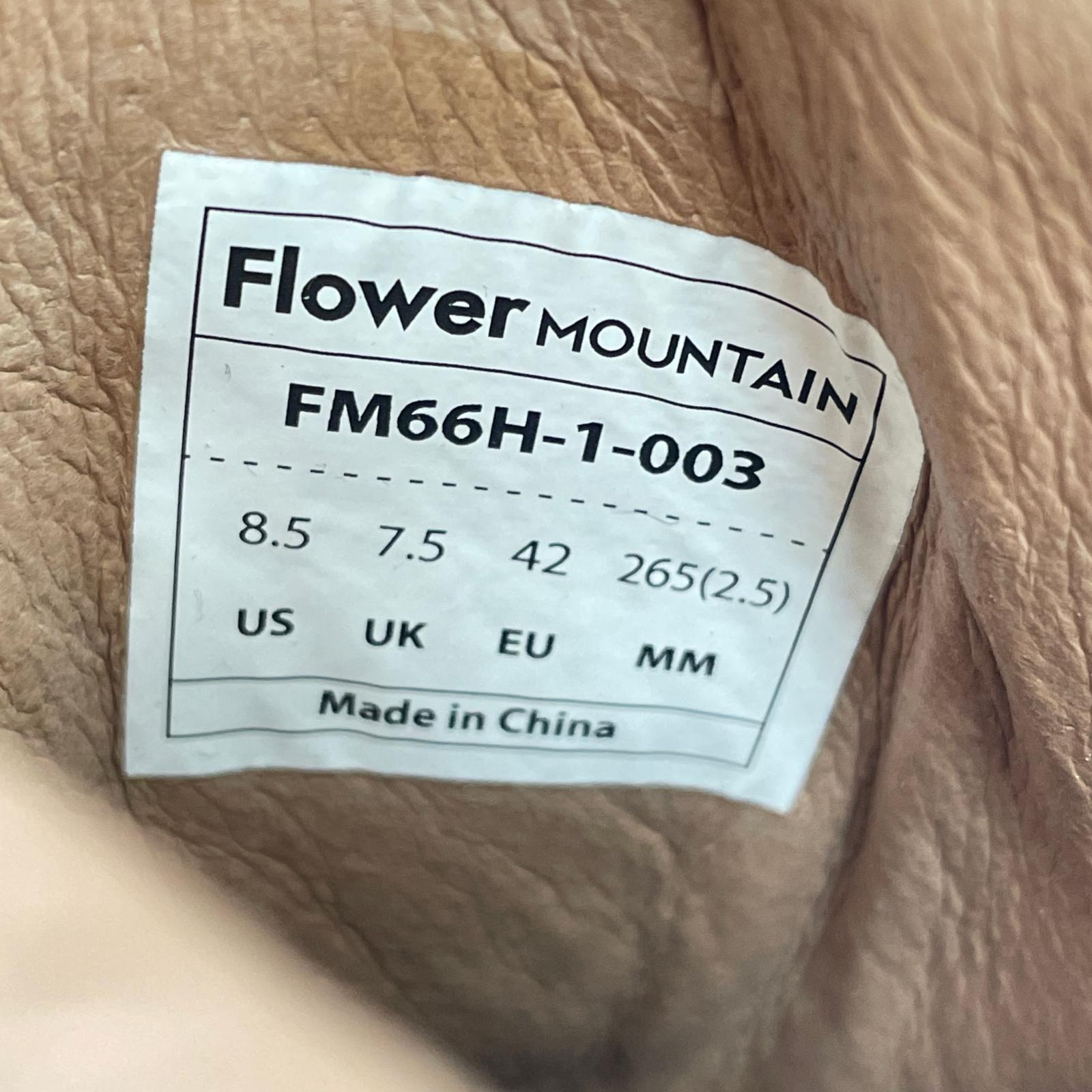 ブーツ FLOWER MOUNTAIN トレッキングブーツ (26.5CM) 26.5cm (US8 1/2 UK8 EU43) ブラウン
