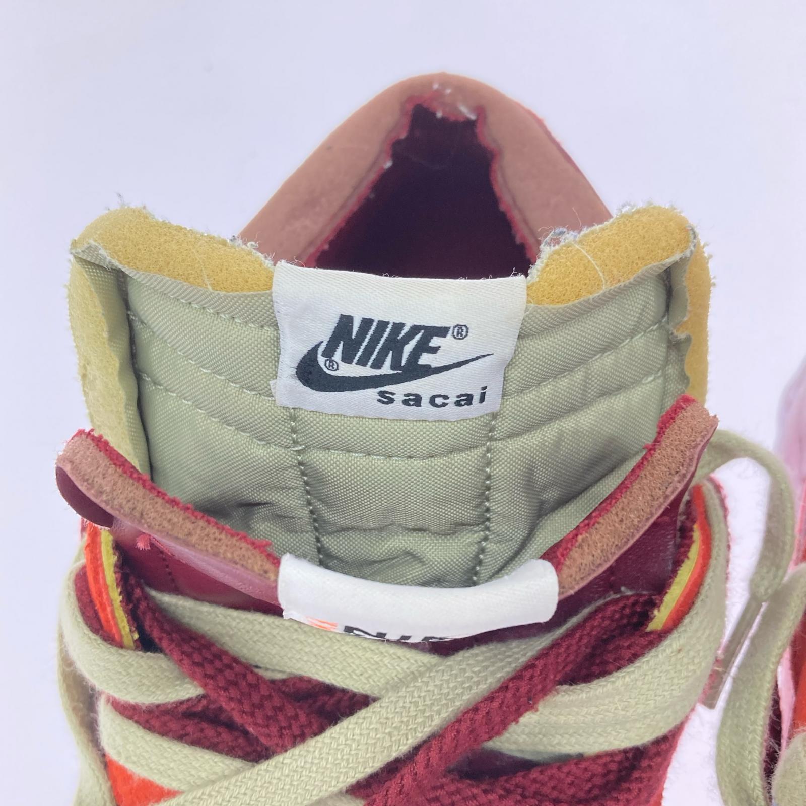 スニーカー KAWS sacai Blazer Low Team Red(27cm) 27cm (US9 UK8 1/2 EU44)