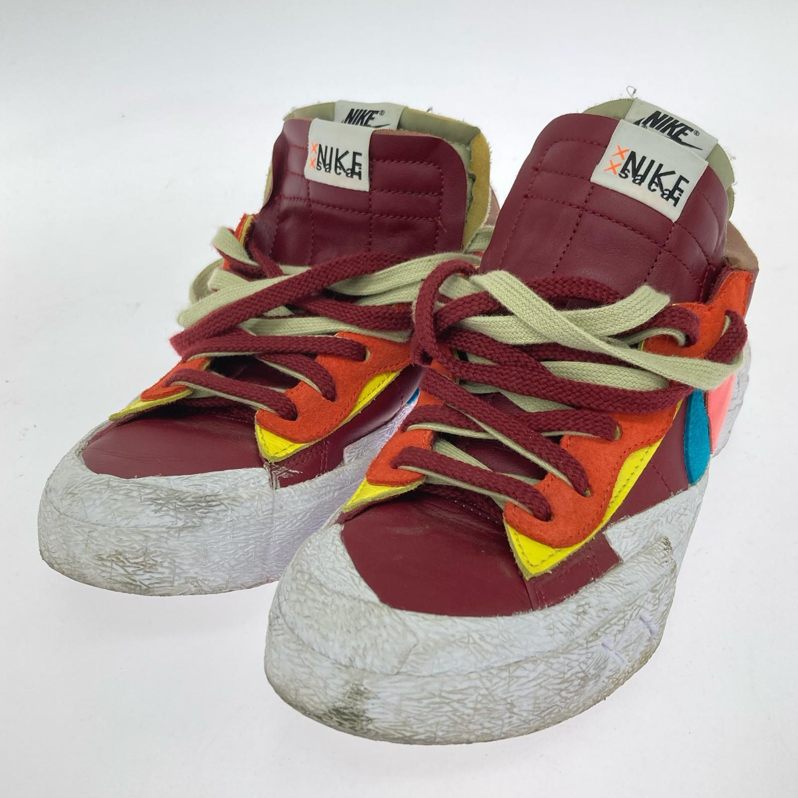 スニーカー KAWS sacai Blazer Low Team Red(27cm) 27cm (US9 UK8 1/2 EU44)