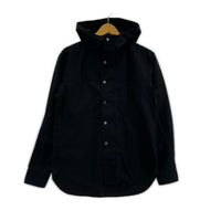 長袖シャツ DEUX 25AW フーディーシャツ ブラック
