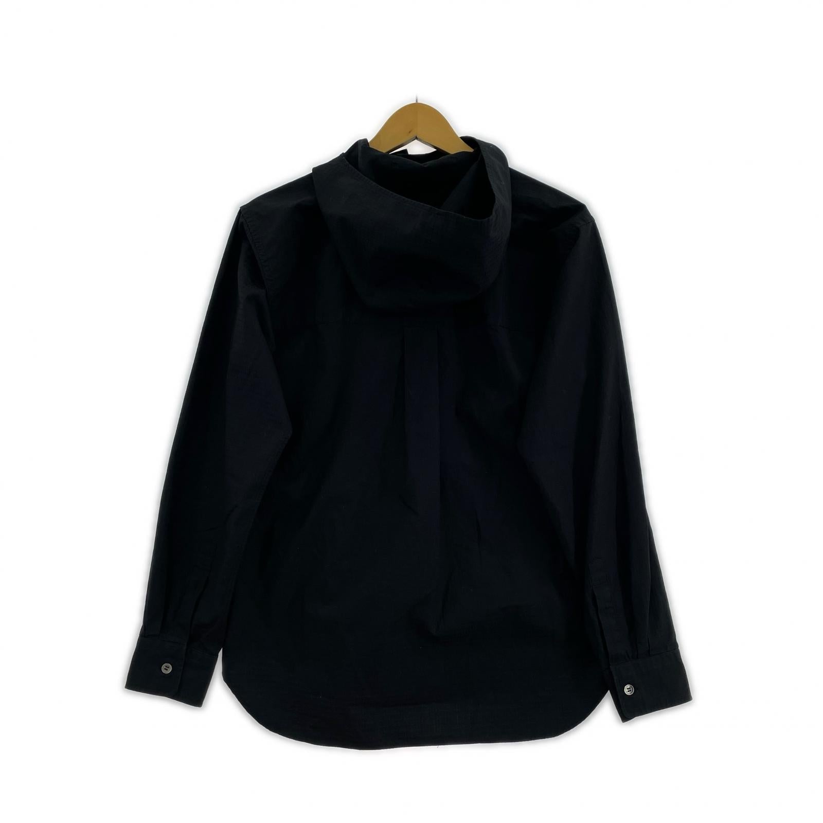 長袖シャツ DEUX 25AW フーディーシャツ ブラック