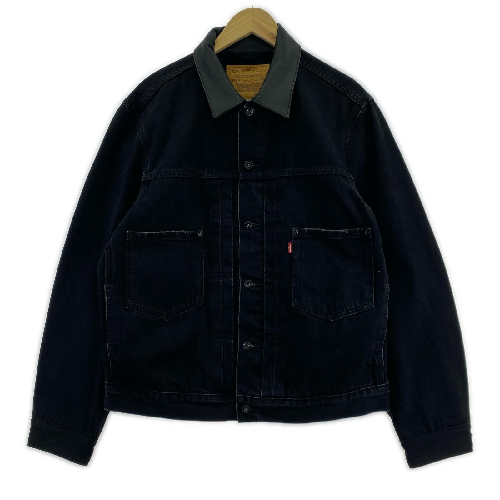 デニムジャケット EDIFICE別注 2nd Type トラッカージャケット M ブラック