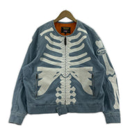 デニムジャケット SKELETON BONE DENIM RIDERS JKT/M M