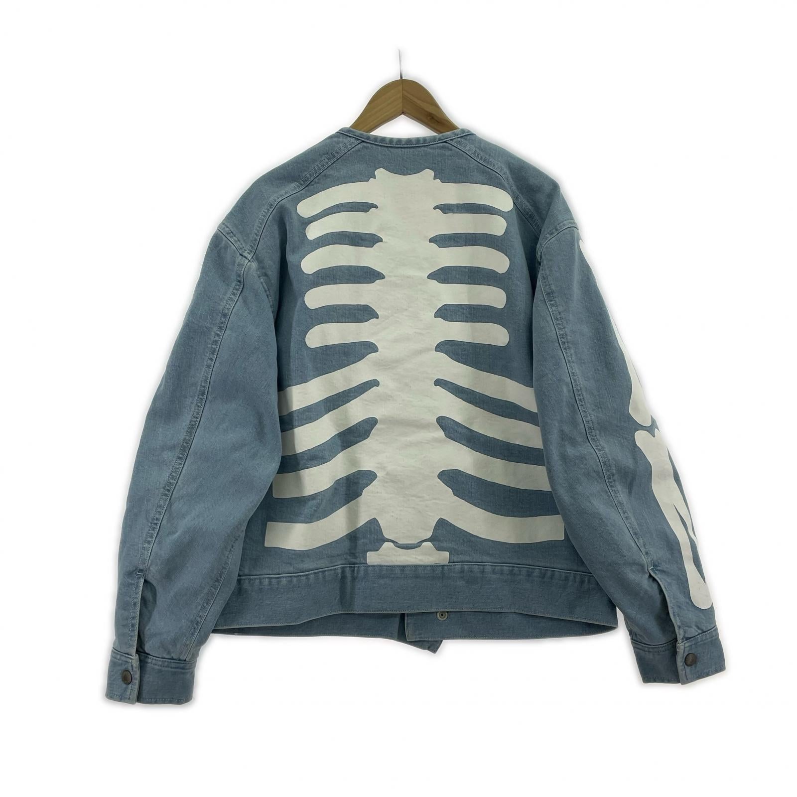 デニムジャケット SKELETON BONE DENIM RIDERS JKT/M M