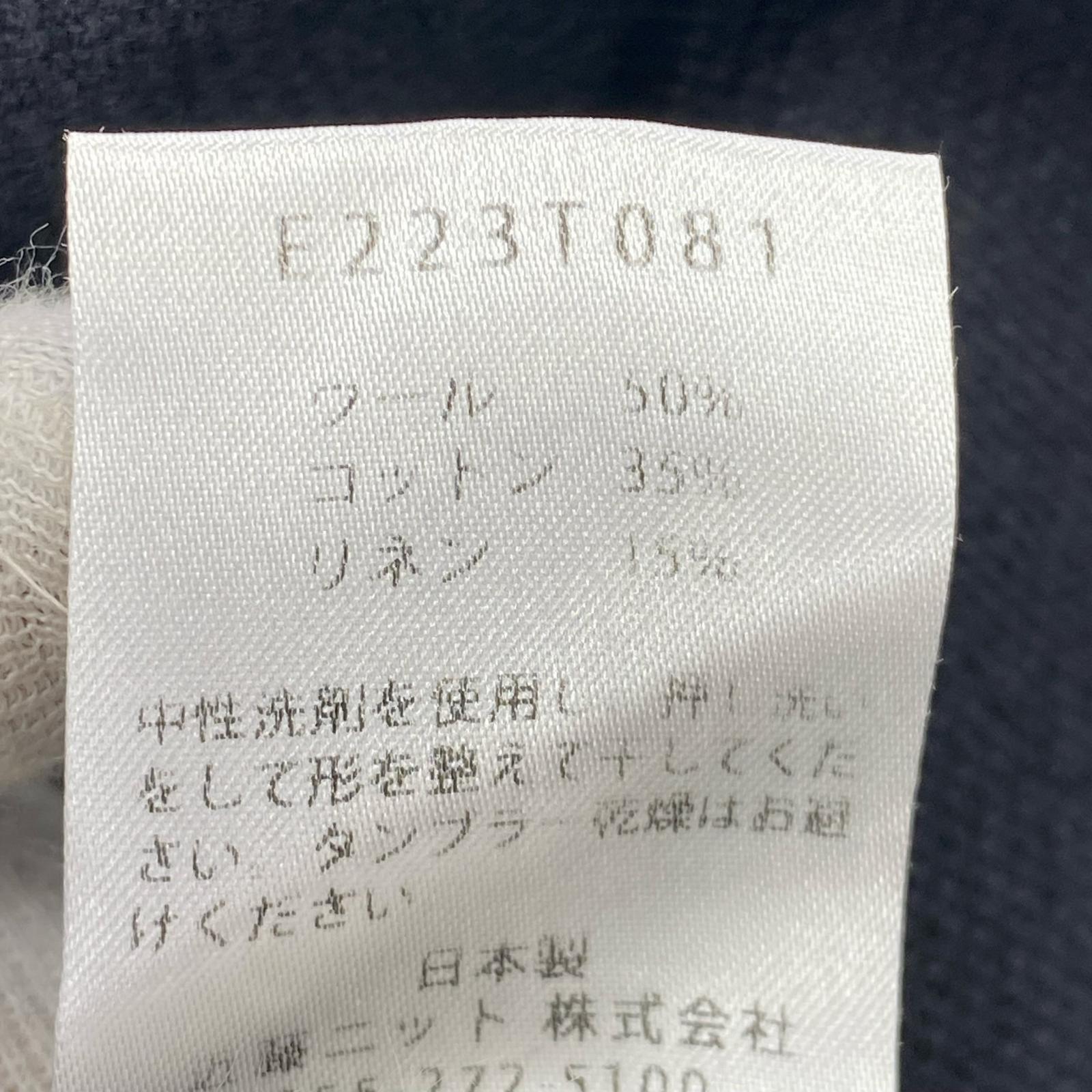 ワンピース リネンVネック ブラック フリー グレー