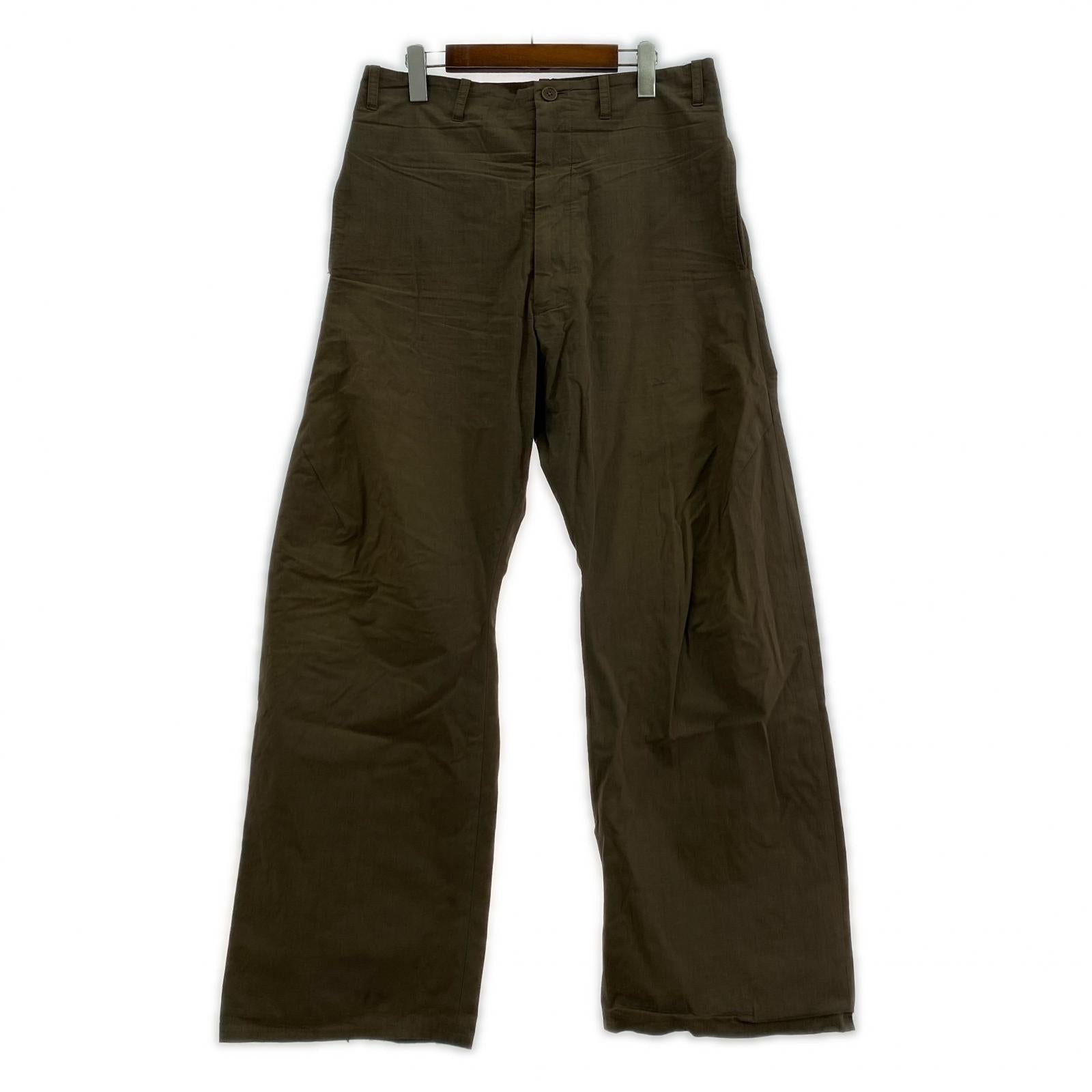 パンツ FILME FILLED TAPERED STRAIGHT PANTS 3 3 ブラウン