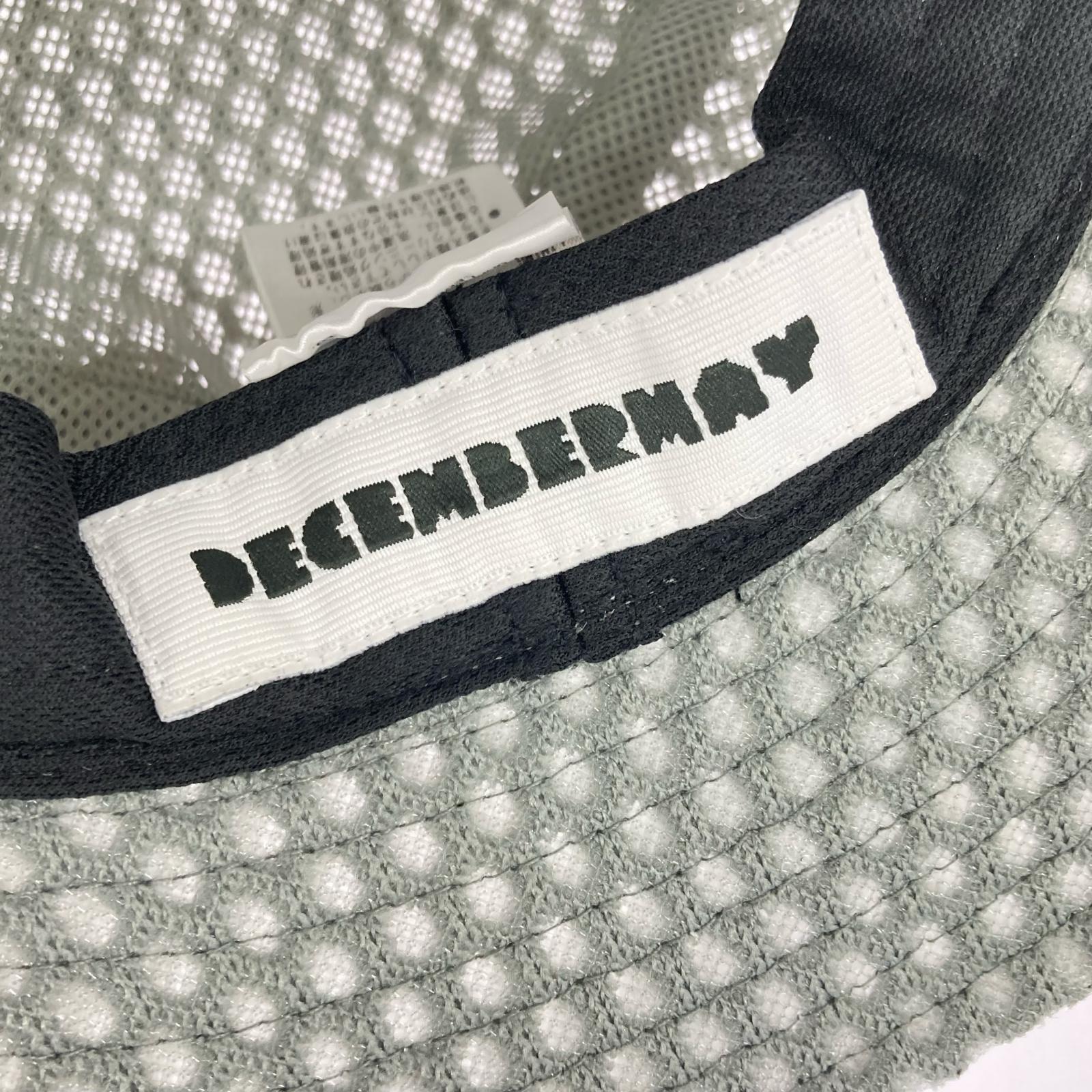 ハット decembermay フリー グレー