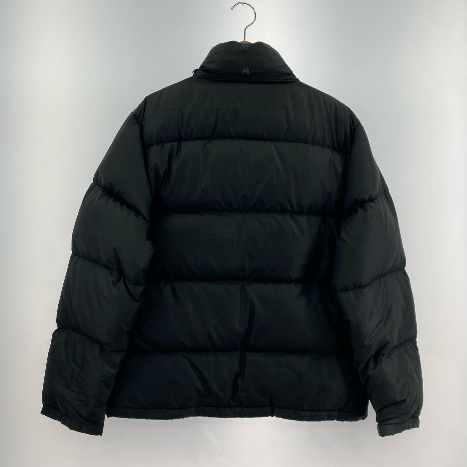 ダウンジャケット lampoジップ 90s M ブラック