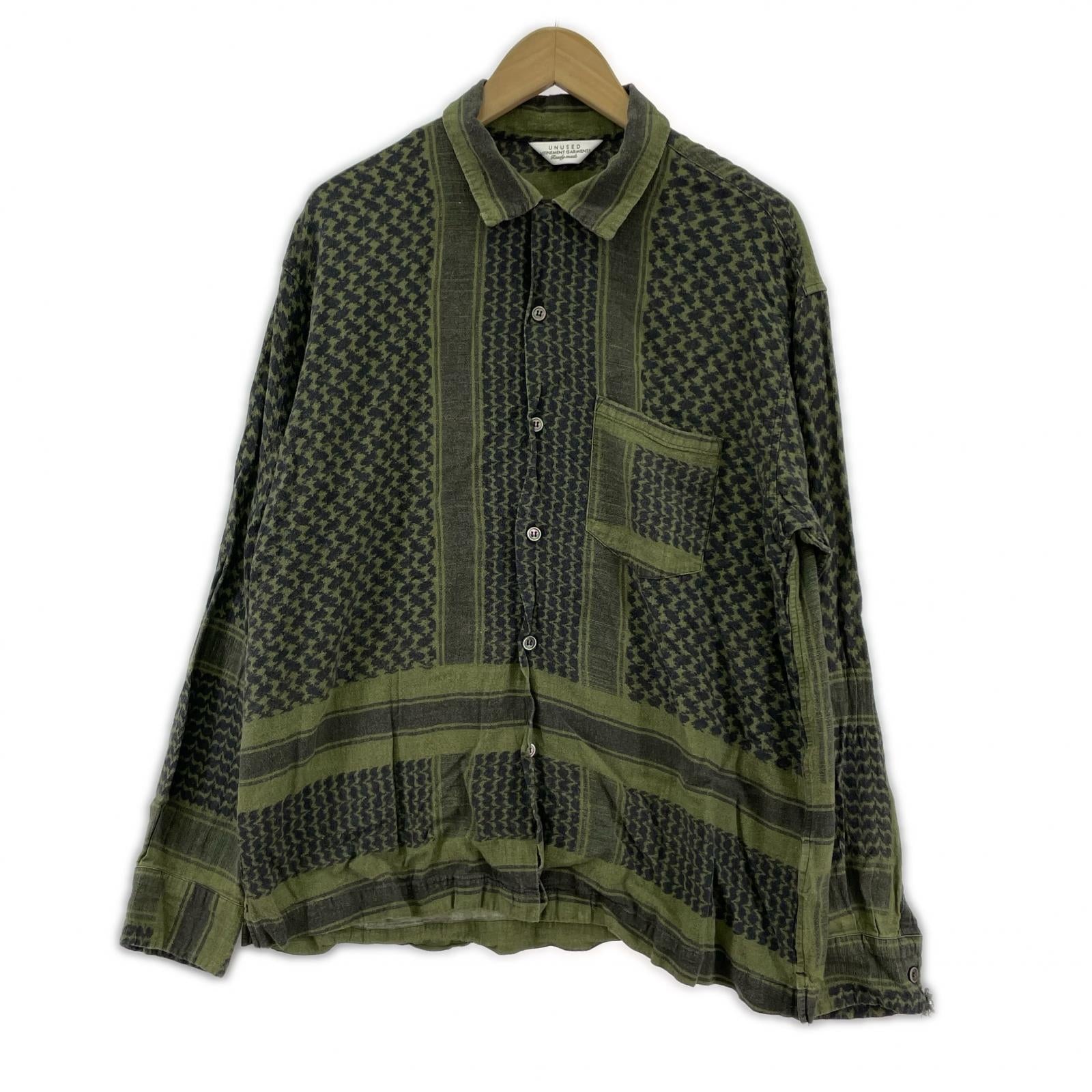 長袖シャツ LONG SLEEVE AFGHAN PRINT SHIRT
