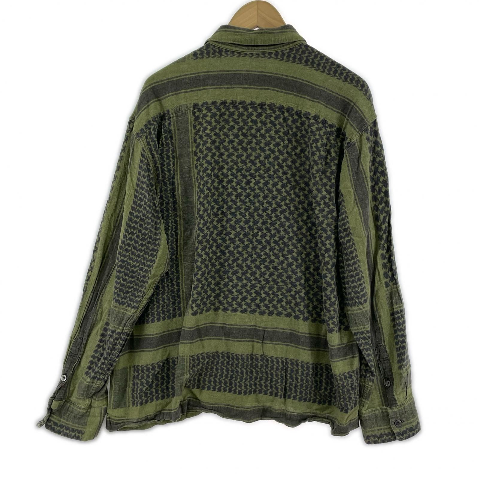 長袖シャツ LONG SLEEVE AFGHAN PRINT SHIRT