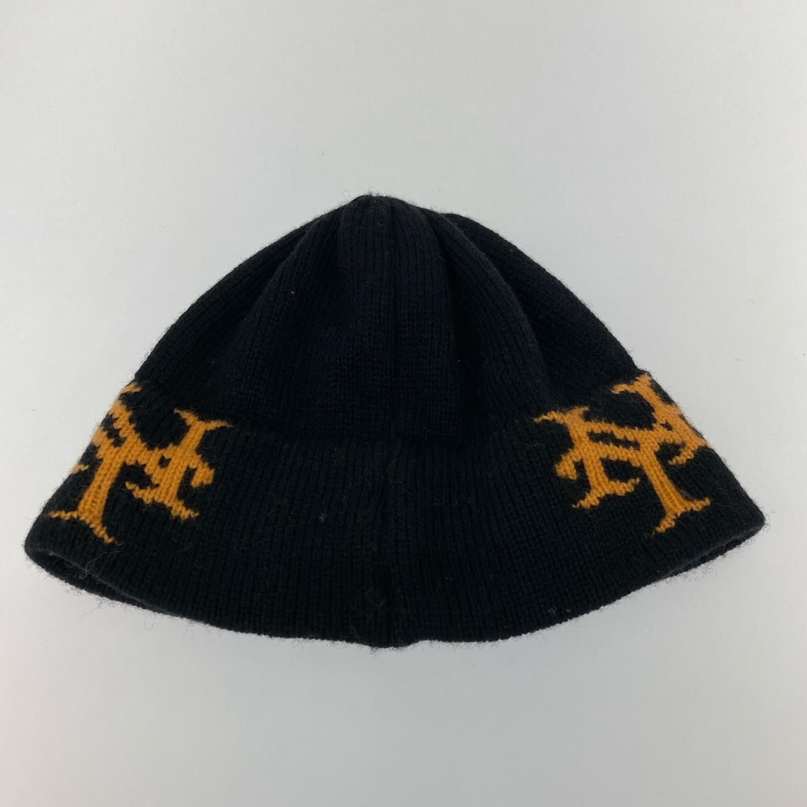 ニットキャップ SELECTS NYC NY METS WOOLKNIT BEANIE メッツ ニットビーニー 黒 ブラック