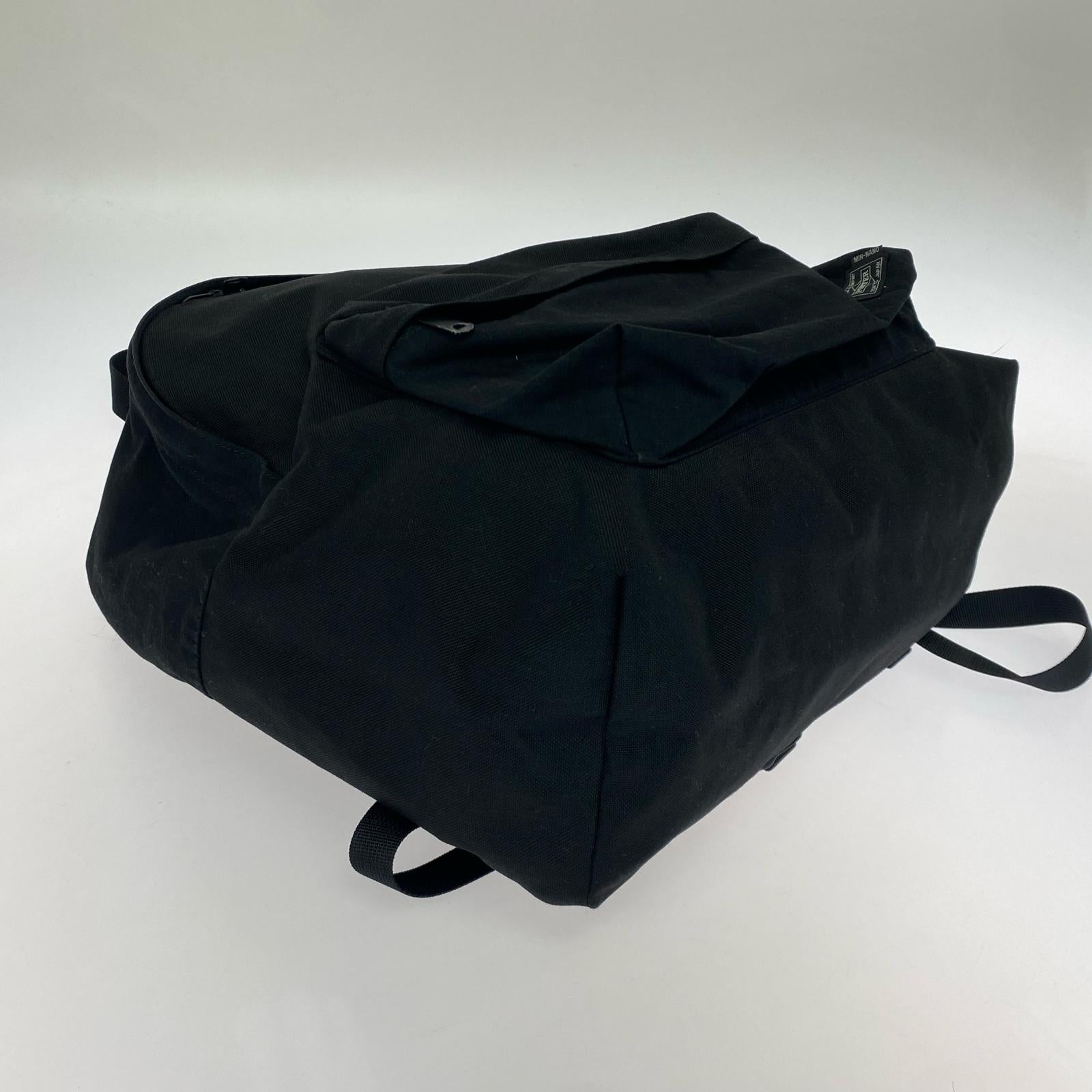 リュック・デイパック PORTER×MIN-NANO Backpack バックパック 黒 ブラック