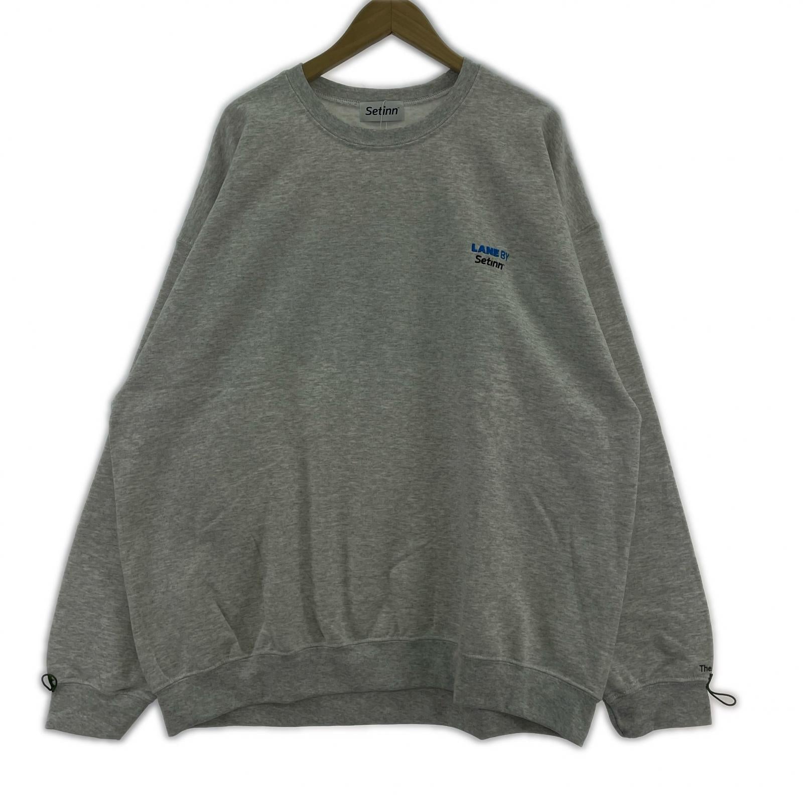 スウェット THE HC Court Sweat 胸刺繍スウェット グレー