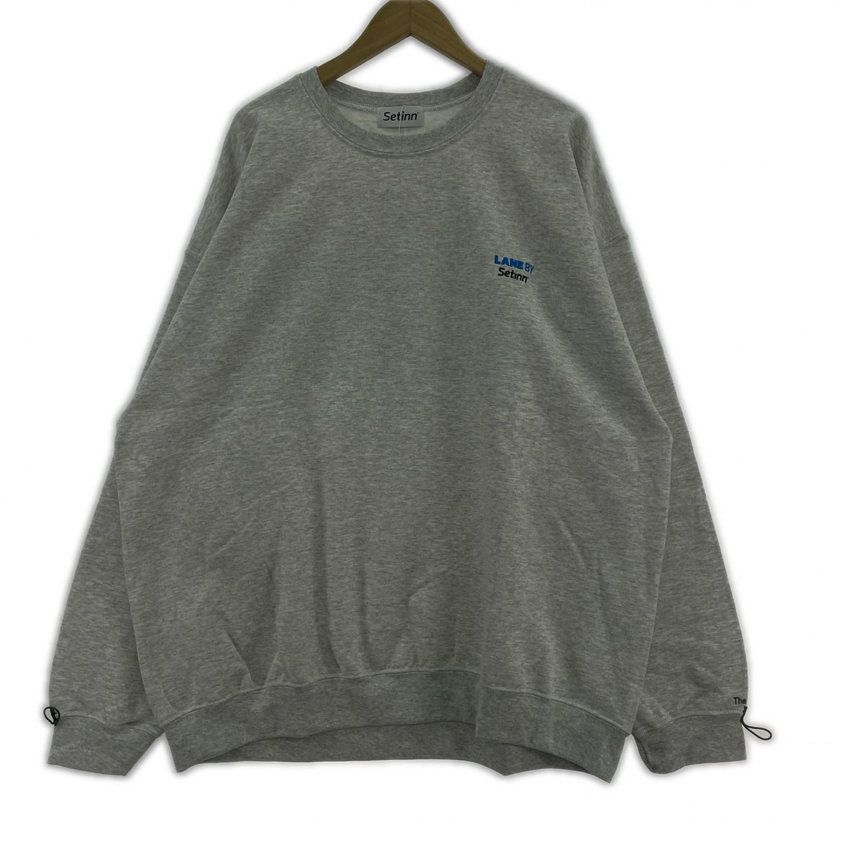 スウェット THE HC Court Sweat 胸刺繍スウェット グレー