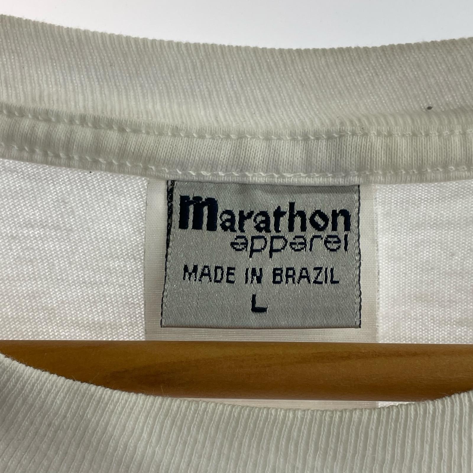 半袖Tシャツ marathon apparel ミッキー プリント 白 (L) L ホワイト