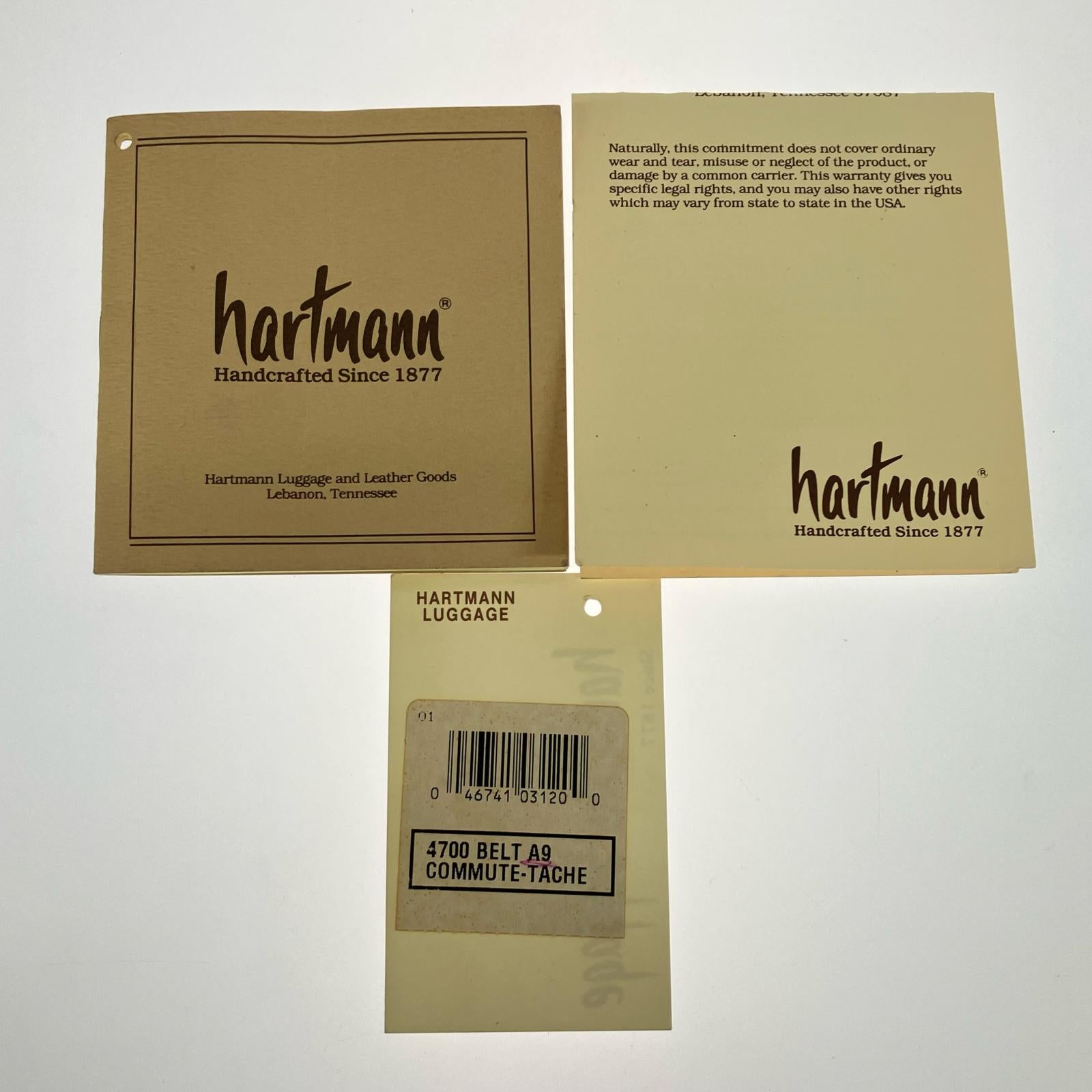 ブリーフケース HARTMANN LUGGAGE トランクキャリー ブラウン