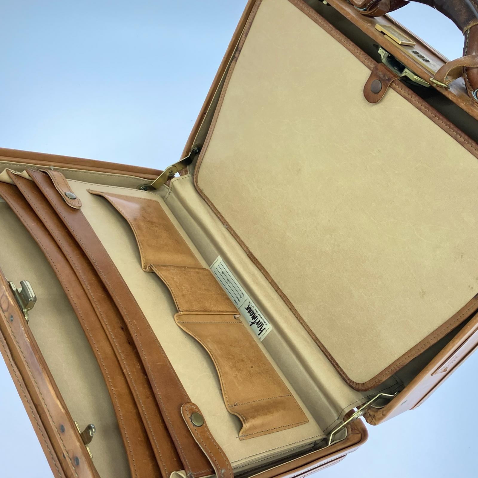 ブリーフケース HARTMANN LUGGAGE トランクキャリー ブラウン