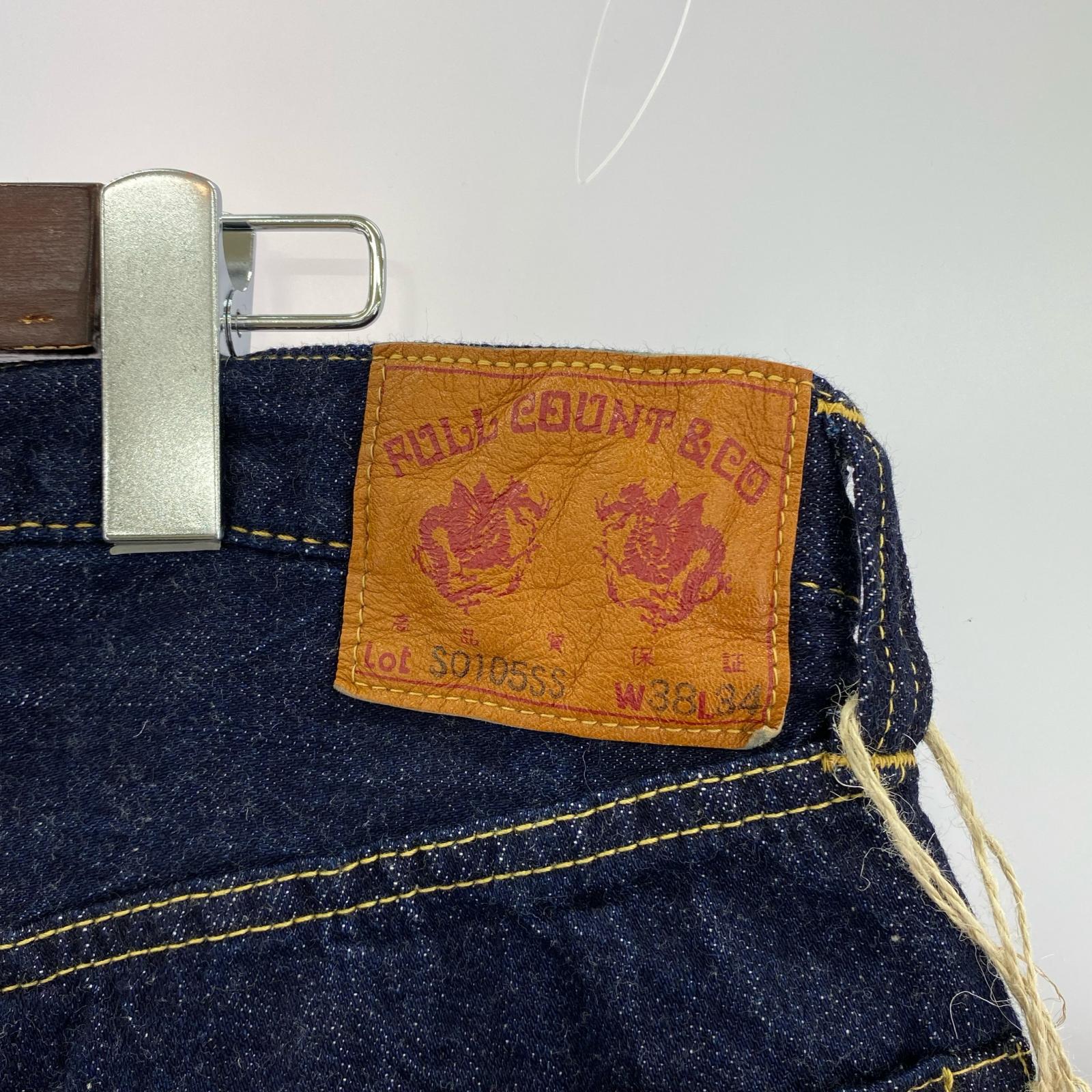 デニムパンツ WWII 11.5oz Wide Denim Pants One Wash 38 ネイビー