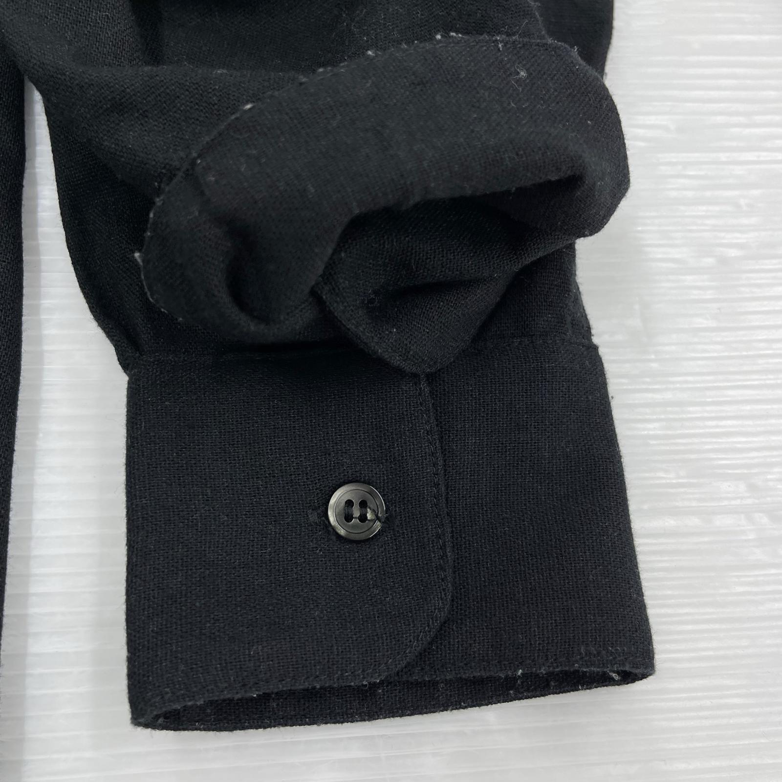 長袖シャツ BLACK EYE PATCH L/Sシャツ 刺繍 M 黒 M ブラック